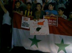 A demonstration against the Syrian regime staged in Istanbul by Syrian refugees - YouTube