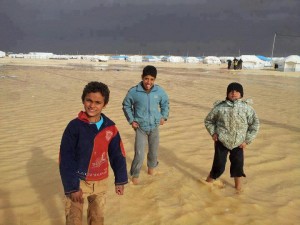 Al-Zaaari Camp flooded - Facebook