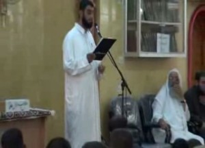 A judge at the religious court of Binnish in the province of Aleppo pronounces a sentence – YouTube