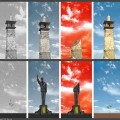 A cartoon by artist Ayham Jumaa, shows the artist’s hope that the minaret of Al Omari Mosque in the city of Deraa will be rebuilt after the fall of President Bashar al-Assad – Facebook