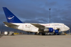 A Syrian Airlines plane. Credit: airplane-pictures.net