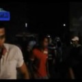A still from a demonstration of civil society activists claiming that the Islamic State of Iraq and Sham fired an RPG at them. Credit: YouTube