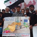 Kfar Nabel continued to produce banners after the assassination attempt on Raed al-Fares - The “Banners of Occupied Kfar Nabel” Facebook page