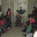 The Hakawati regales the children with the tale of the prince, the princess and the sorceress, taken from popular Kurdish legend.